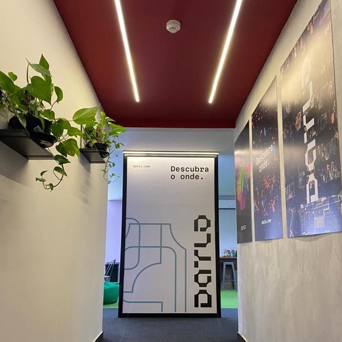 Entrada do escritório da Datlo.
